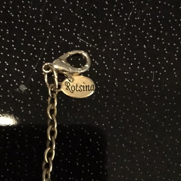 Rotsina, Gold Tone Necklace, Lilac Color , Beads - Picture 5 of 7